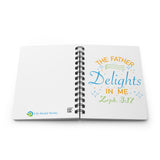 Father Delights in Me Spiral Bound Journal