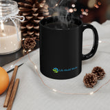 11oz Father Delights in Me Black Mug