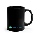 11oz Escaping Enemy Mode Black Mug