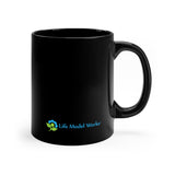 11oz Father Delights in Me Black Mug