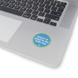 2x2 Jesus is Glad to be With Me Sticker