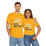 Joy Looks Good On You T‑Shirt — Positive Graphic Tee for Women & Men
