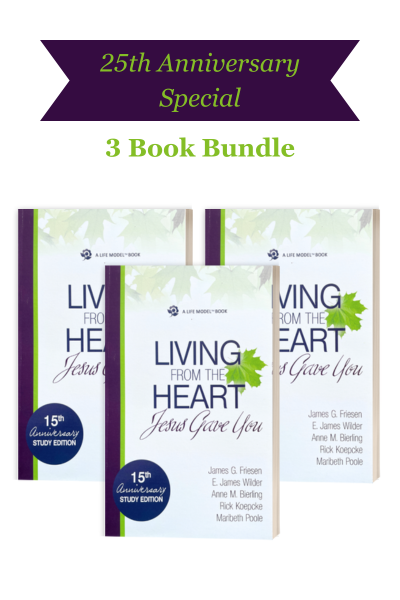 3-Book Bundle: Living From the Heart Jesus Gave You